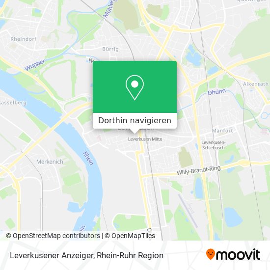 Leverkusener Anzeiger Karte