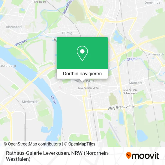 Rathaus-Galerie Leverkusen Karte