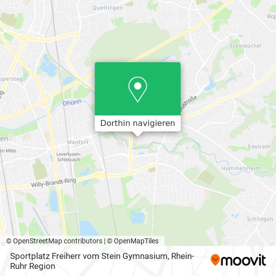 Sportplatz Freiherr vom Stein Gymnasium Karte