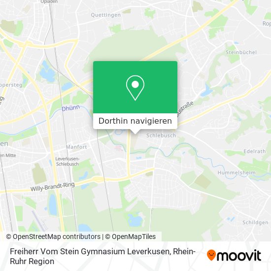 Freiherr Vom Stein Gymnasium Leverkusen Karte