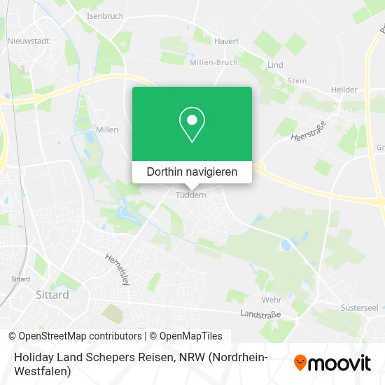 Holiday Land Schepers Reisen Karte