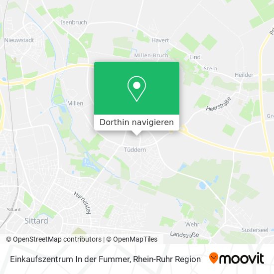 Einkaufszentrum In der Fummer Karte