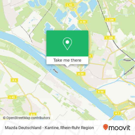 Mazda Deutschland - Kantine Karte