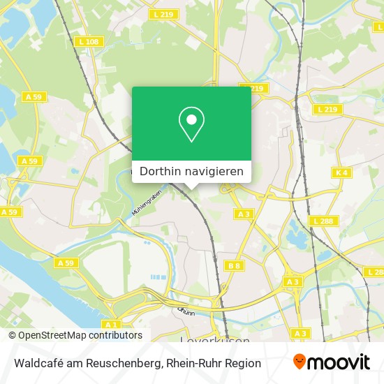 Waldcafé am Reuschenberg Karte
