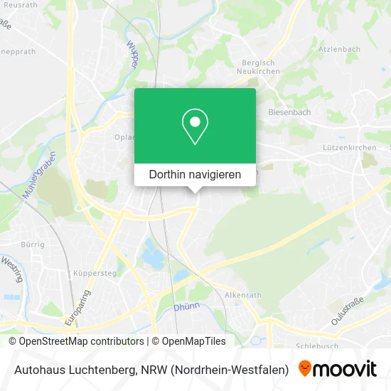 Autohaus Luchtenberg Karte