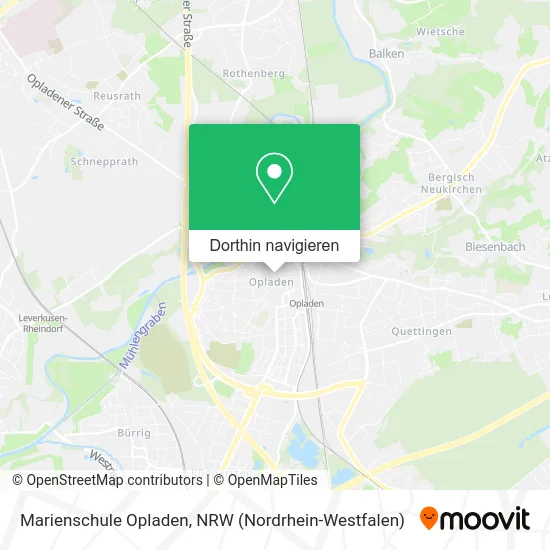 Marienschule Opladen Karte