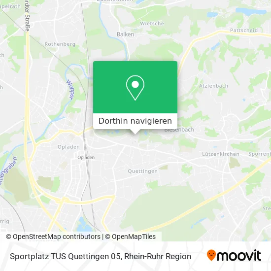 Sportplatz TUS Quettingen 05 Karte