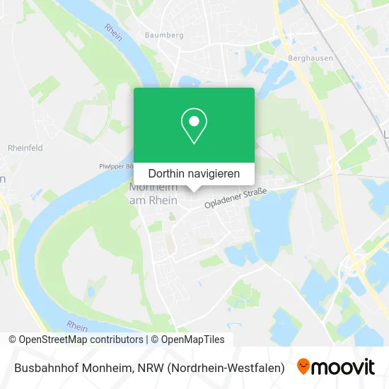 Busbahnhof Monheim Karte