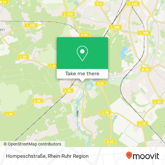 Hompeschstraße Karte