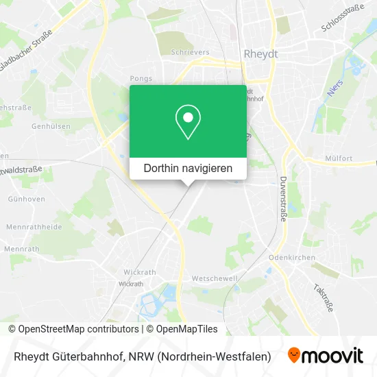 Rheydt Güterbahnhof Karte