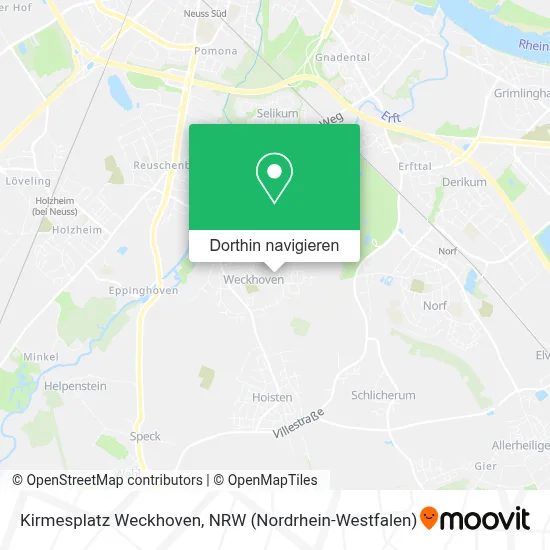 Kirmesplatz Weckhoven Karte