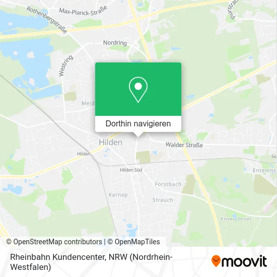 Rheinbahn Kundencenter Karte