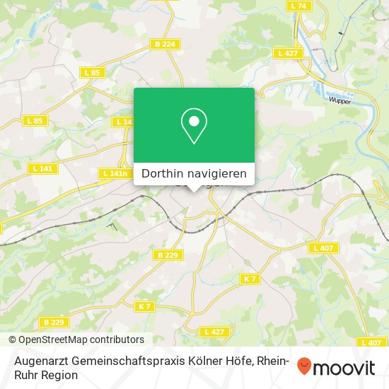 Augenarzt Gemeinschaftspraxis Kölner Höfe Karte