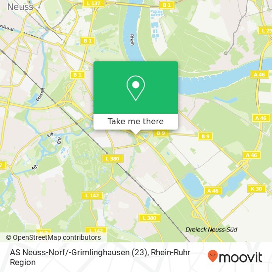 AS Neuss-Norf / -Grimlinghausen (23) Karte