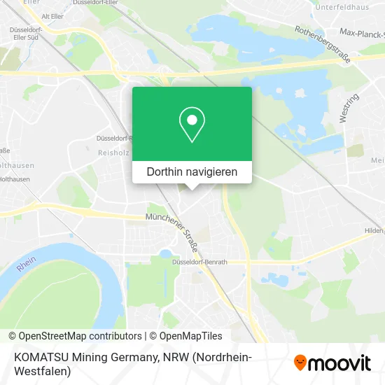 KOMATSU Mining Germany Karte