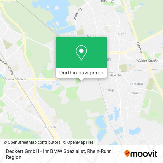 Deckert GmbH - Ihr BMW Spezialist Karte