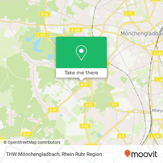 THW Mönchengladbach Karte