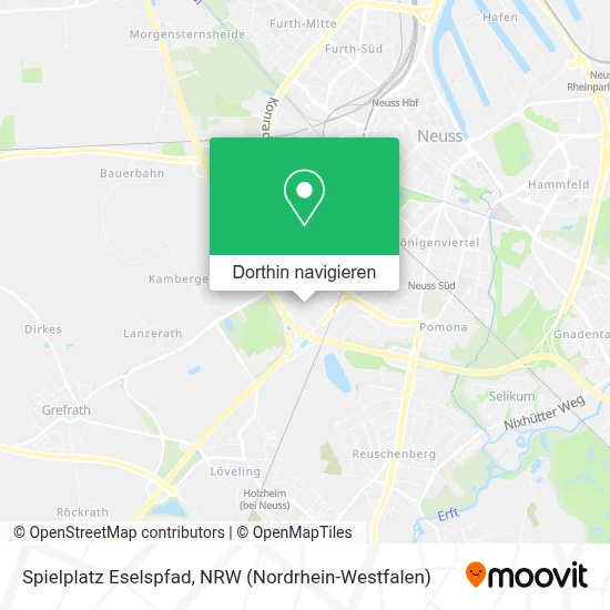 Spielplatz Eselspfad Karte