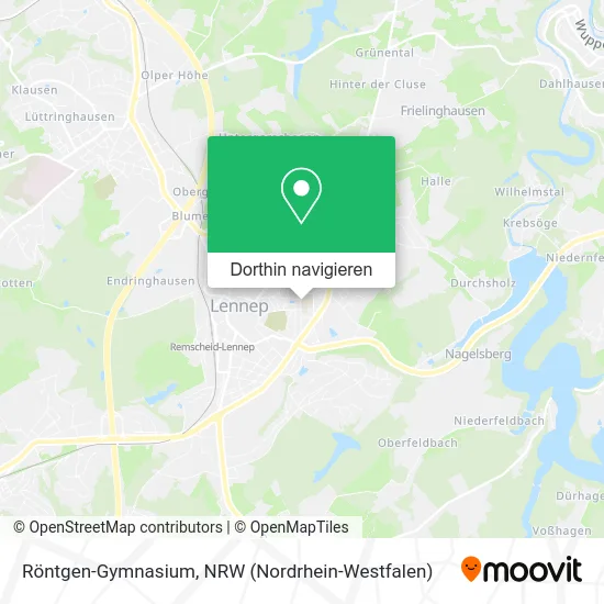 Röntgen-Gymnasium Karte
