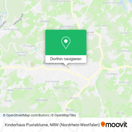 Kinderhaus Pusteblume Karte