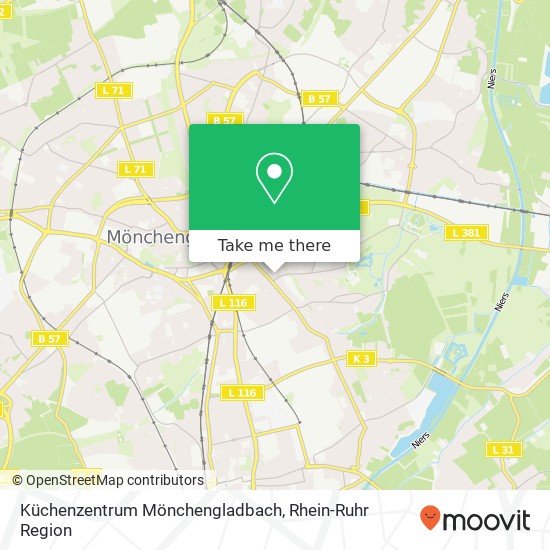 Küchenzentrum Mönchengladbach Karte