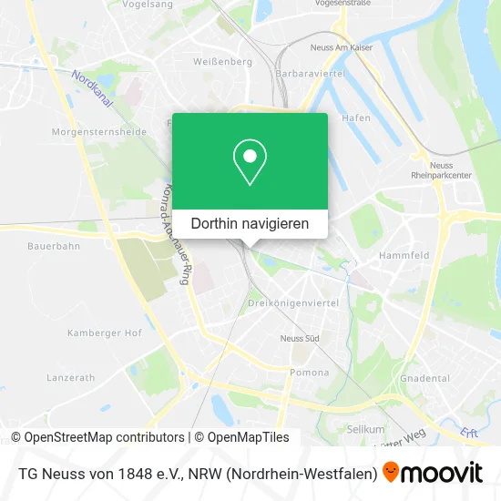 TG Neuss von 1848 e.V. Karte