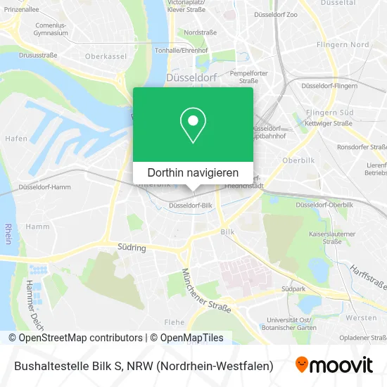 Bushaltestelle Bilk S Karte