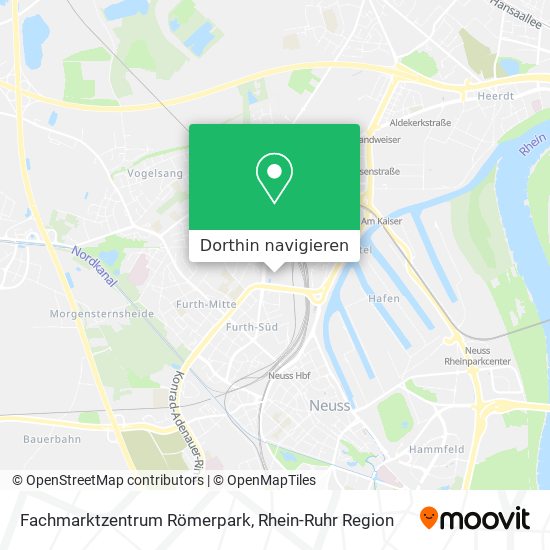 Fachmarktzentrum Römerpark Karte