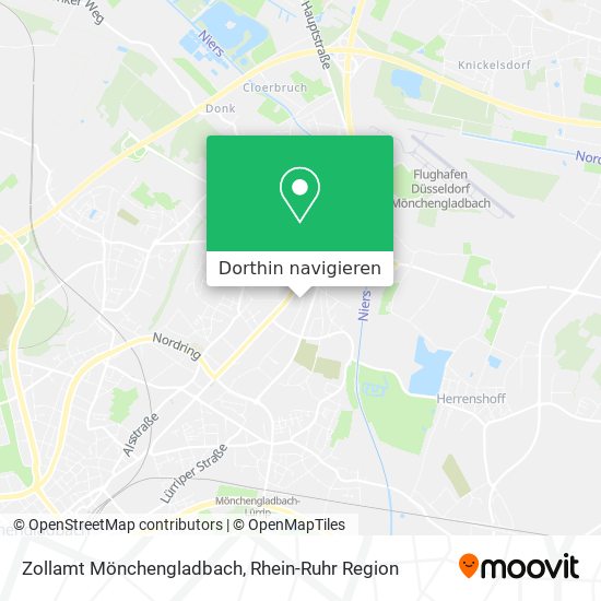 Zollamt Mönchengladbach Karte