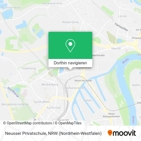 Neusser Privatschule Karte