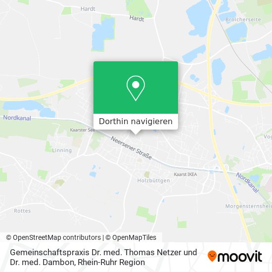 Gemeinschaftspraxis Dr. med. Thomas Netzer und Dr. med. Dambon Karte