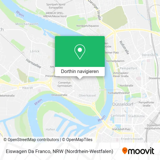 Eiswagen Da Franco Karte