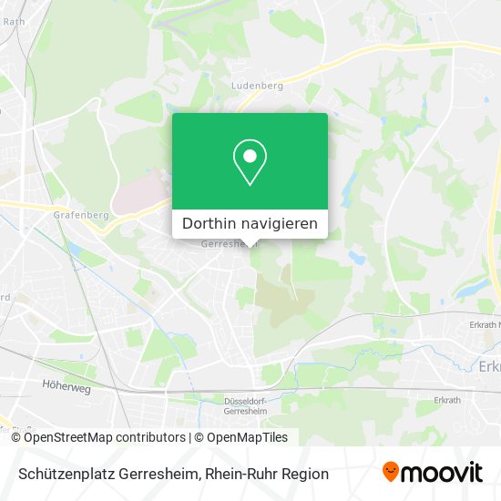 Schützenplatz Gerresheim Karte