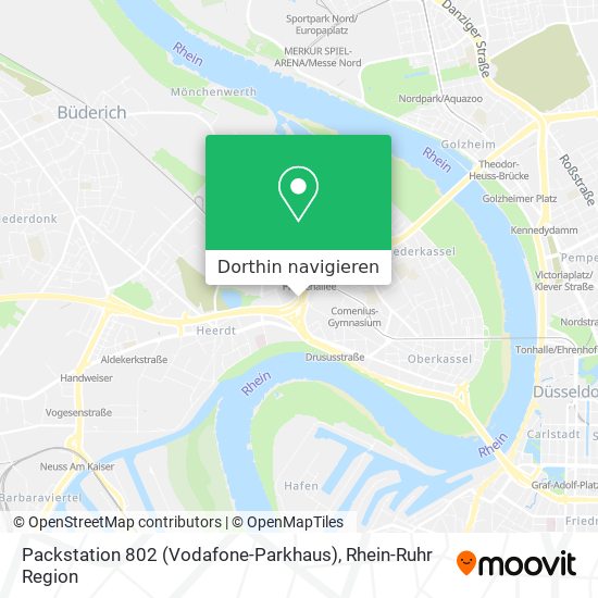 Packstation 802 (Vodafone-Parkhaus) Karte
