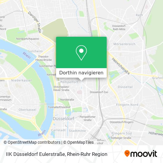 IIK Düsseldorf Eulerstraße Karte