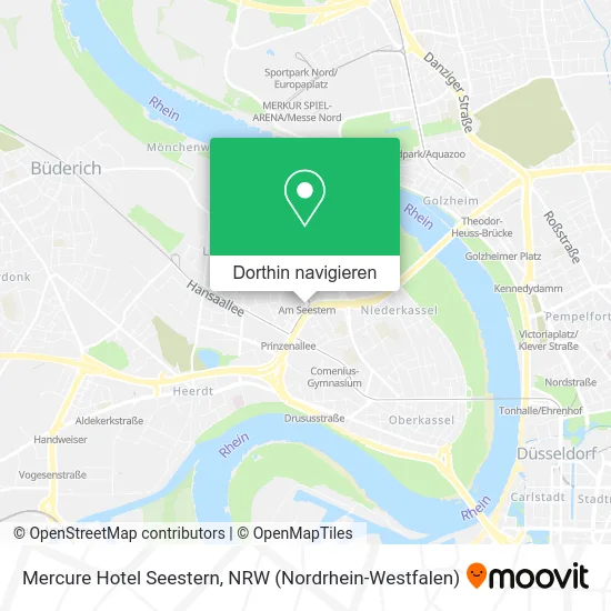 Mercure Hotel Seestern Karte