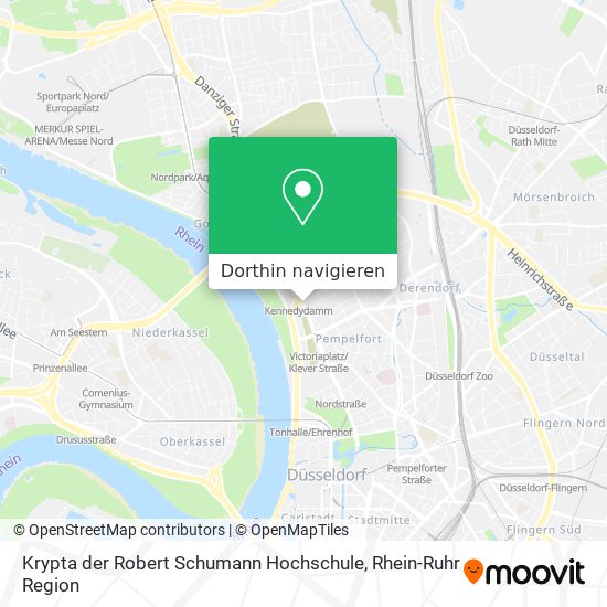 Krypta der Robert Schumann Hochschule Karte