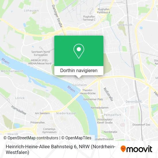 Heinrich-Heine-Allee Bahnsteig 6 Karte