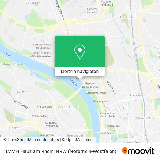 LVMH Haus am Rhein Karte