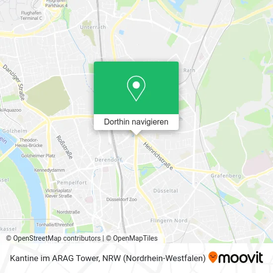 Kantine im ARAG Tower Karte
