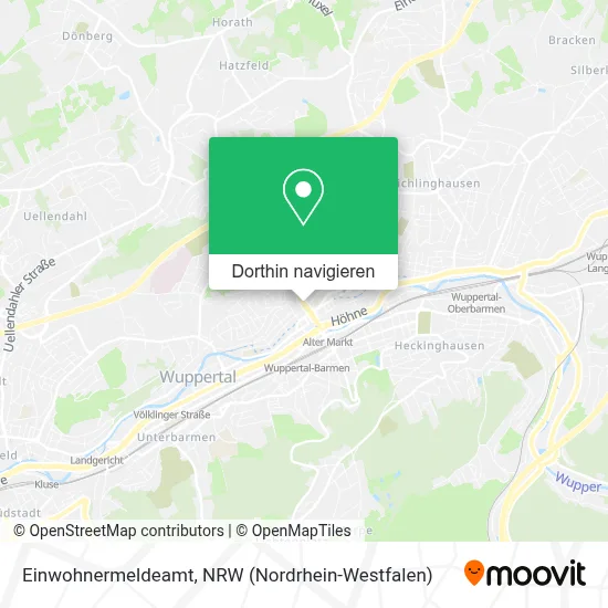 Einwohnermeldeamt Karte