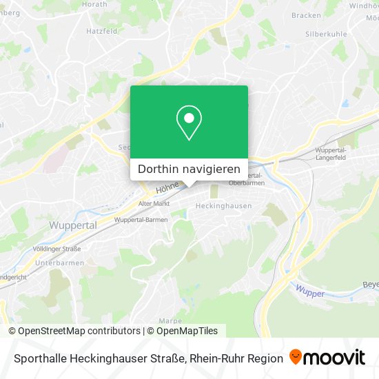Sporthalle Heckinghauser Straße Karte