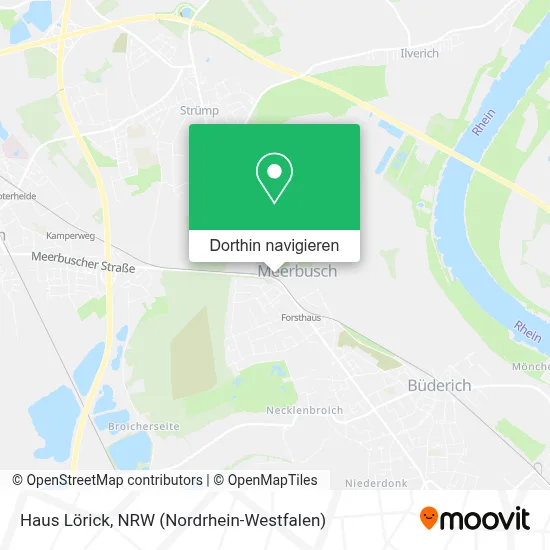 Haus Lörick Karte