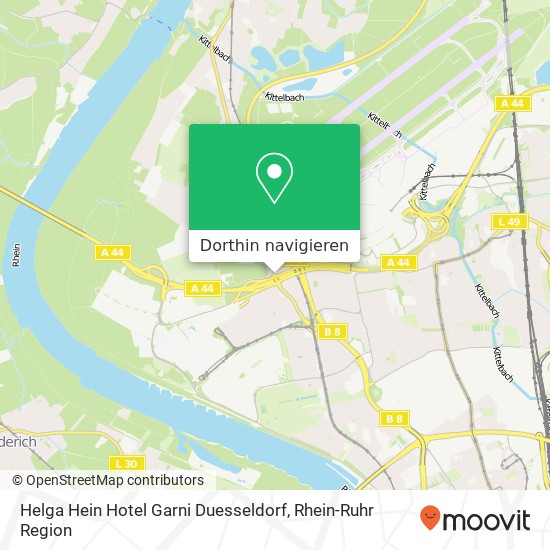 Helga Hein Hotel Garni Duesseldorf Karte