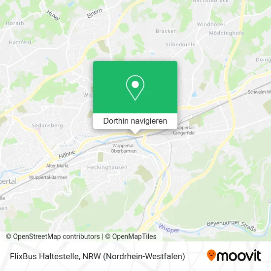 FlixBus Haltestelle Karte
