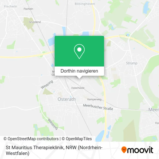 St Mauritius Therapieklinik Karte