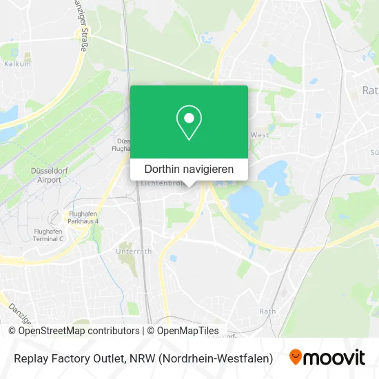 Replay Factory Outlet Karte