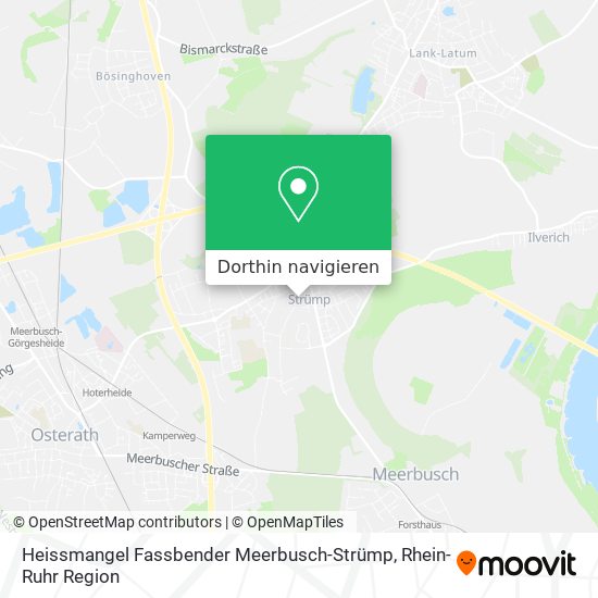 Heissmangel Fassbender Meerbusch-Strümp Karte