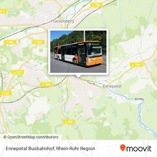 Ennepetal Busbahnhof Karte