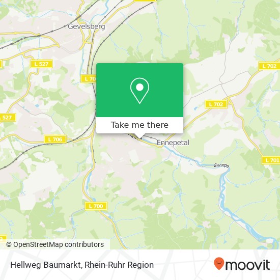 Hellweg Baumarkt Karte